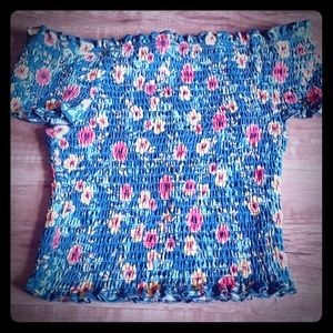 An over the shoulder shirt